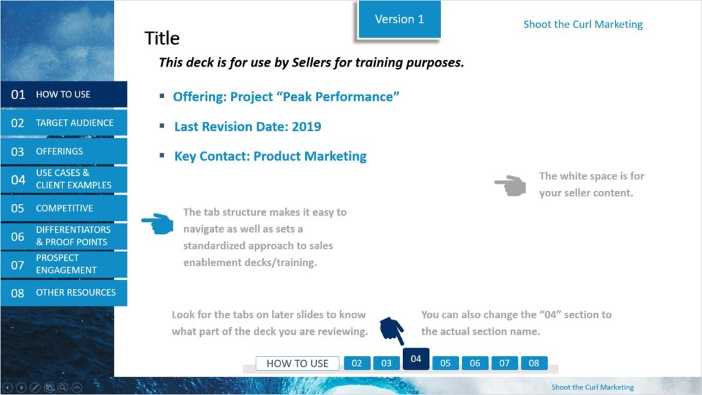 Sales Toolkit Template